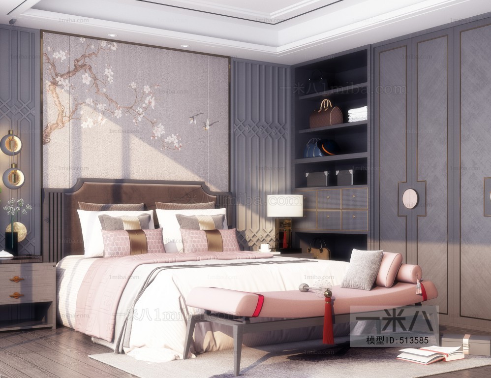 New Chinese Style Bedroom