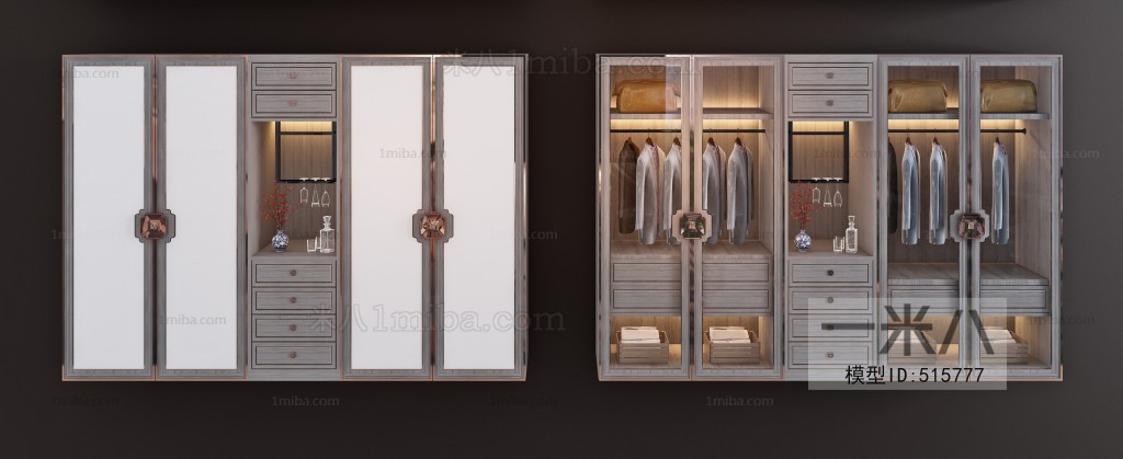 New Chinese Style The Wardrobe