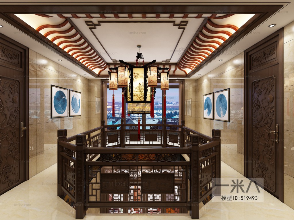 Chinese Style Hallway