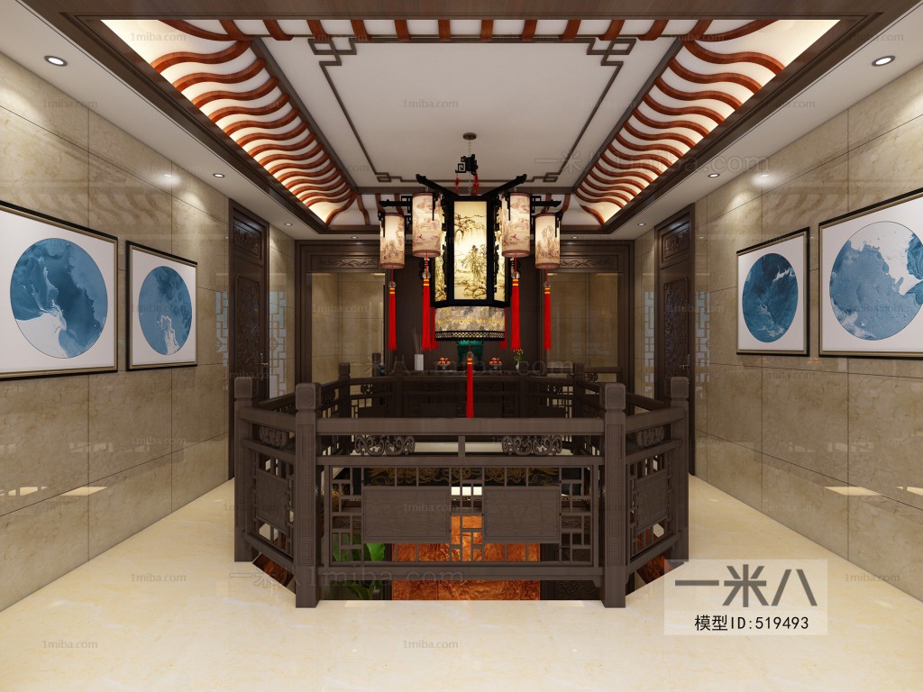 Chinese Style Hallway