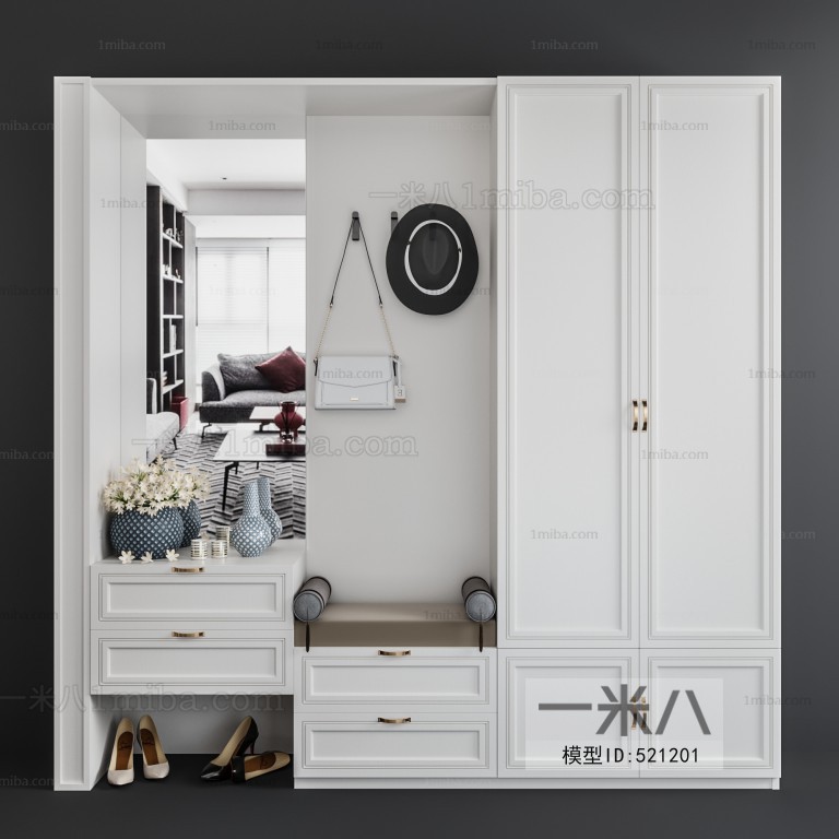 Modern Shoe Cabinet