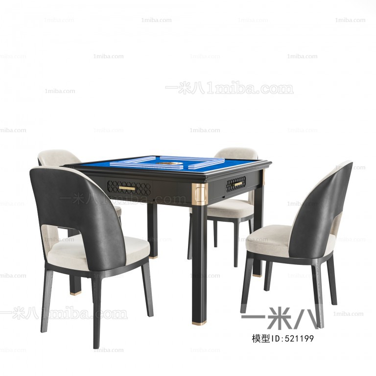 Modern Mahjong Tables And Chairs