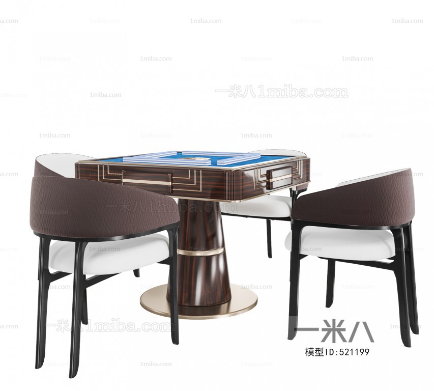 Modern Mahjong Tables And Chairs