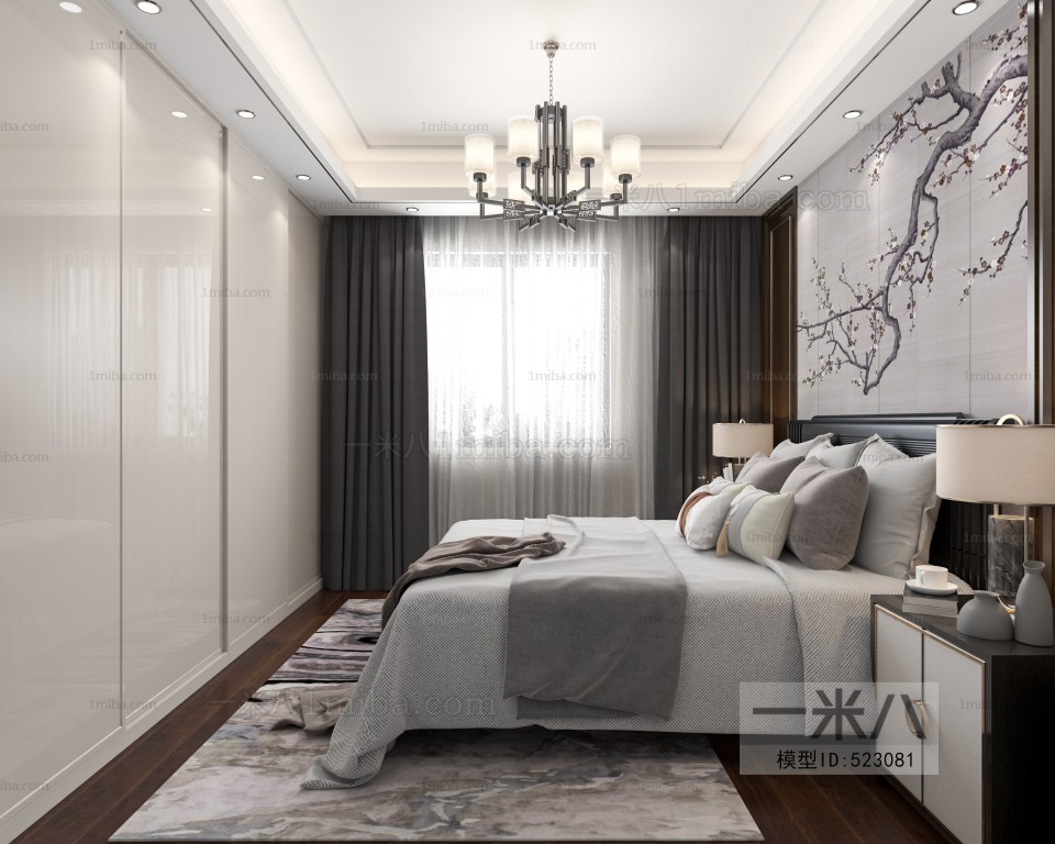 New Chinese Style Bedroom