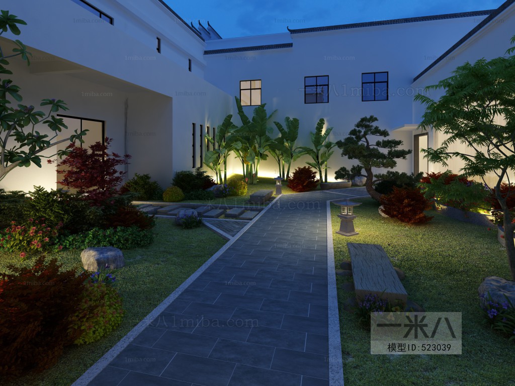 New Chinese Style Courtyard/landscape