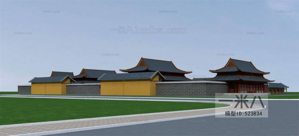 Chinese Style Architectural Bird's-eye View Planning