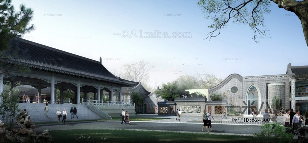 Chinese Style Ancient Architectural Buildings