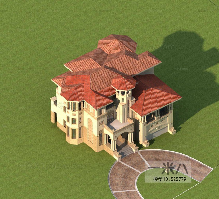 Simple European Style Villa Appearance