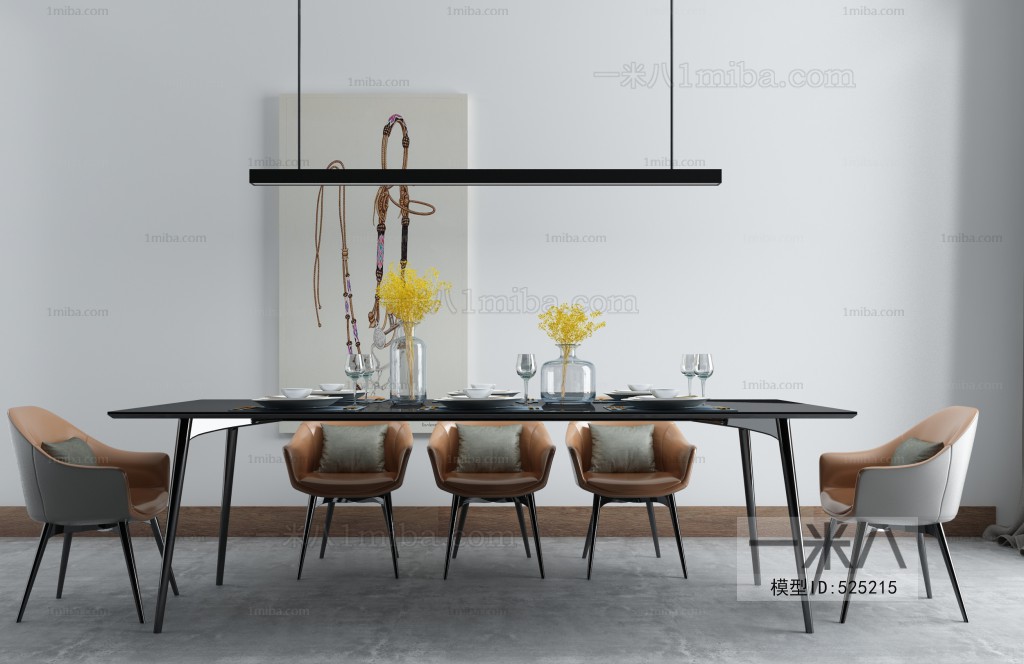 Nordic Style Dining Table And Chairs