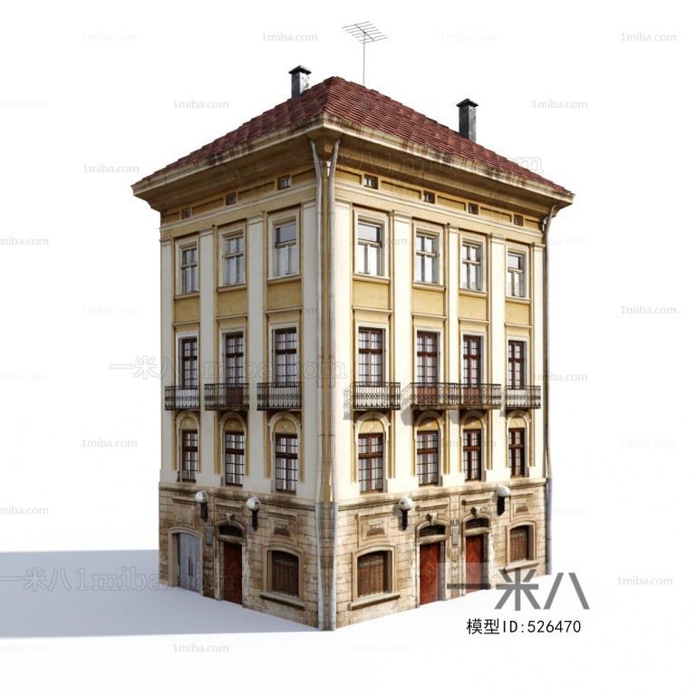 European Style Building Appearance