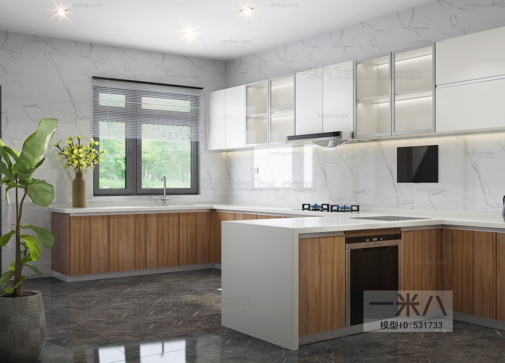 Modern The Kitchen