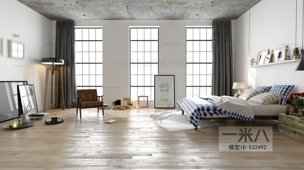 Industrial Style Bedroom