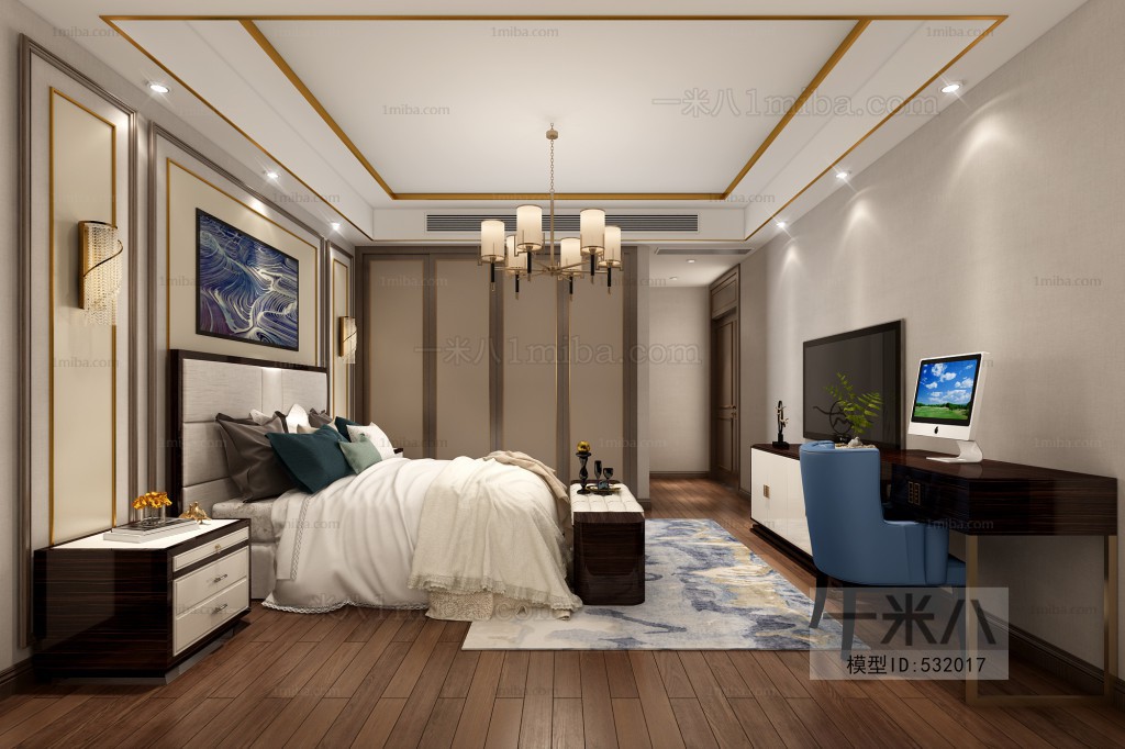 New Chinese Style Bedroom