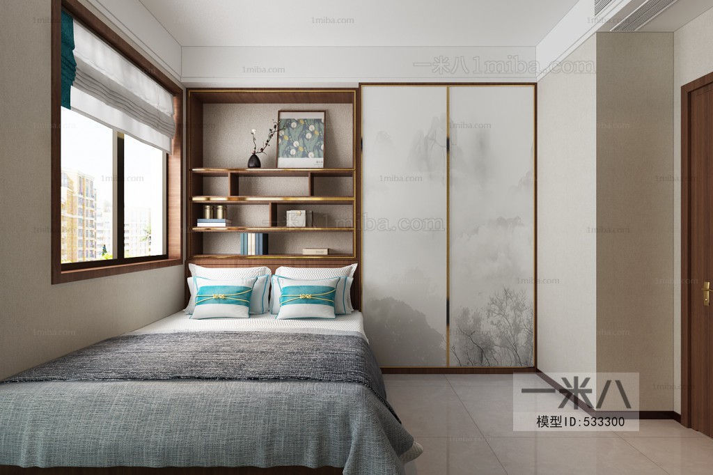 New Chinese Style Bedroom