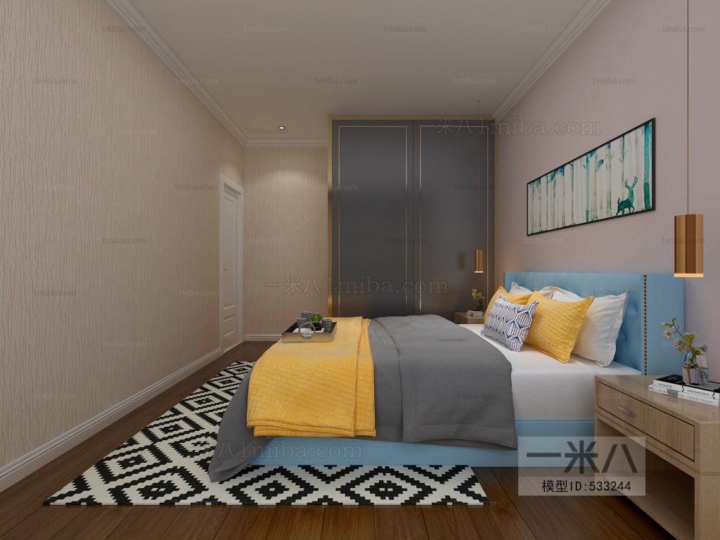 Post Modern Style Bedroom