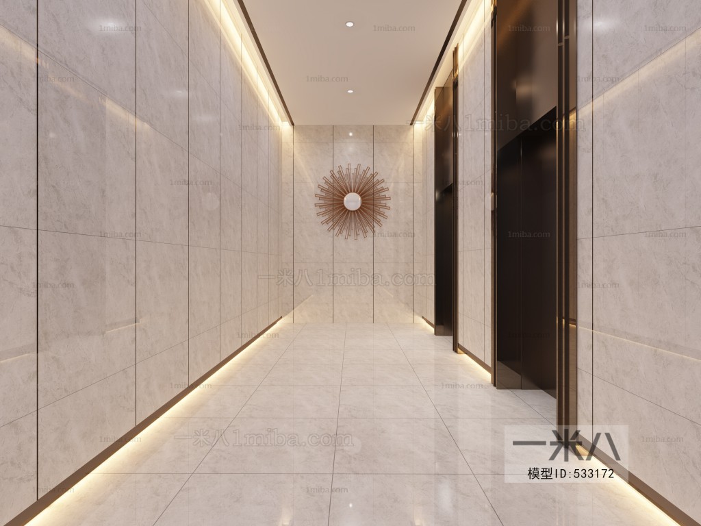 Modern Elevator Hall