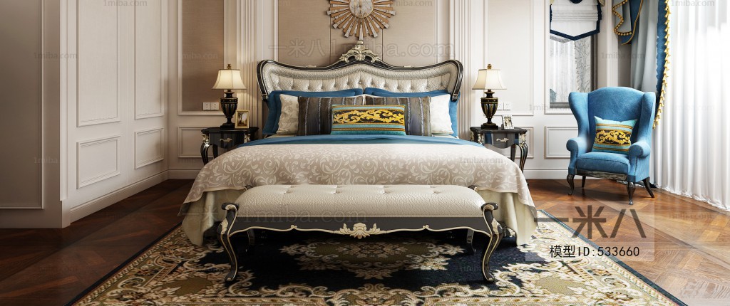 European Style Bedroom