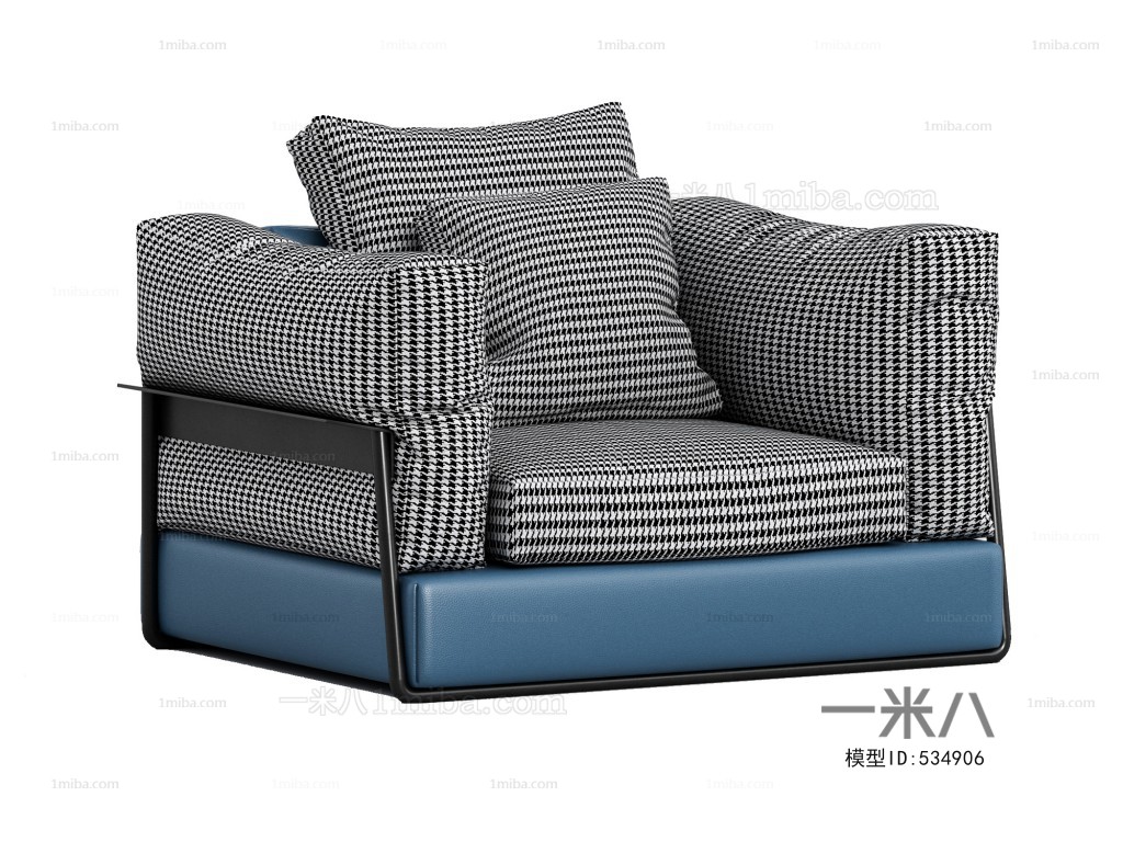 Post Modern Style Single Sofa