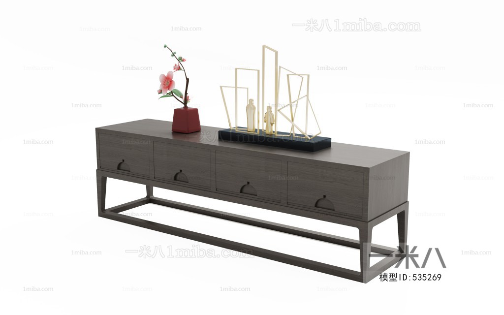 New Chinese Style TV Cabinet