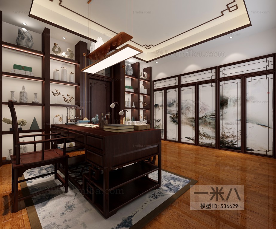 New Chinese Style Bedroom