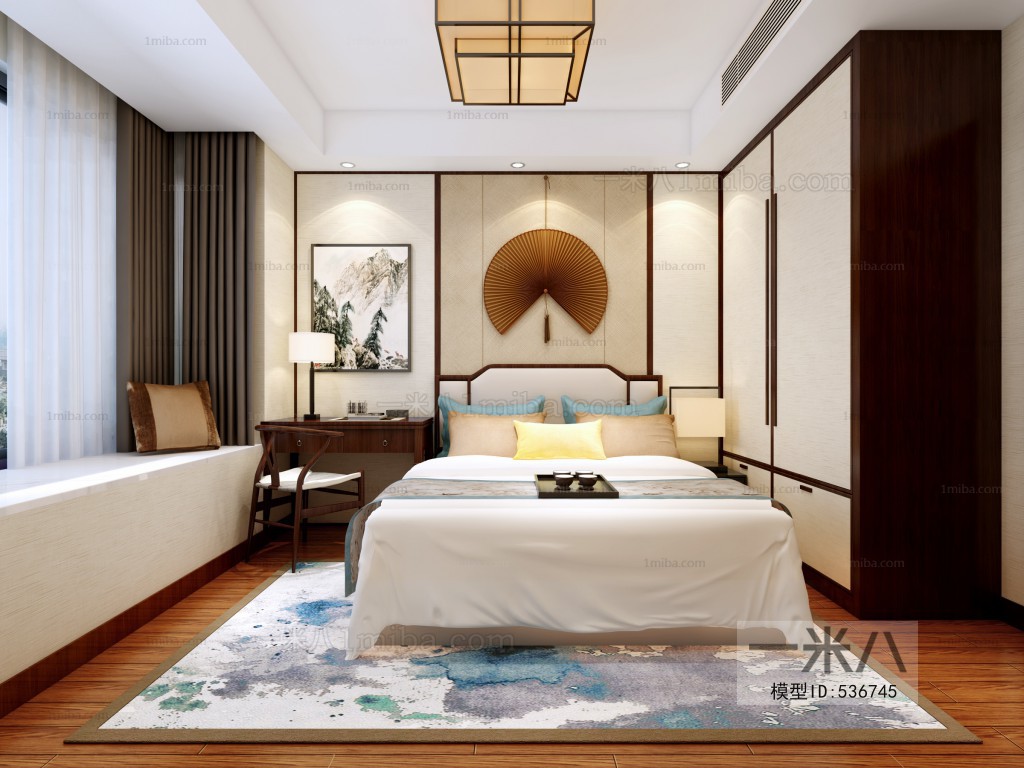 New Chinese Style Bedroom