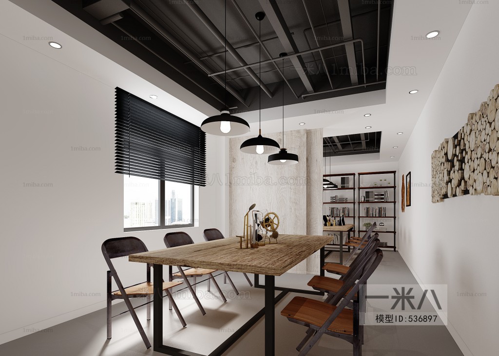 Industrial Style Dining Room