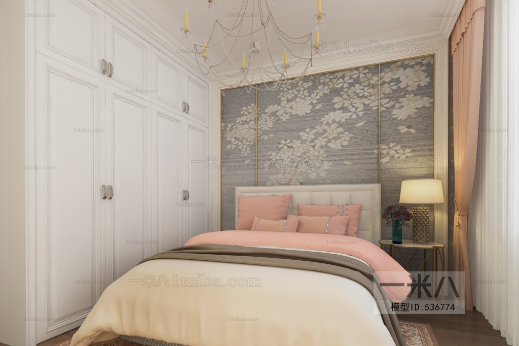 Simple European Style Bedroom