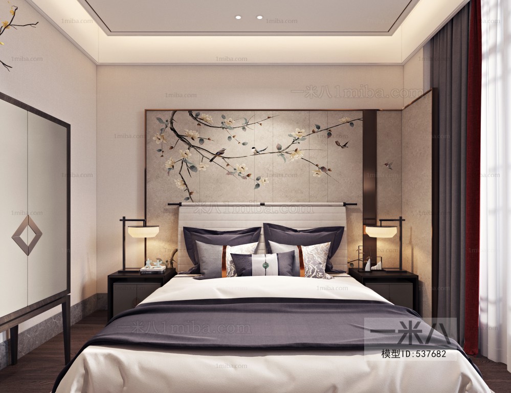 New Chinese Style Bedroom