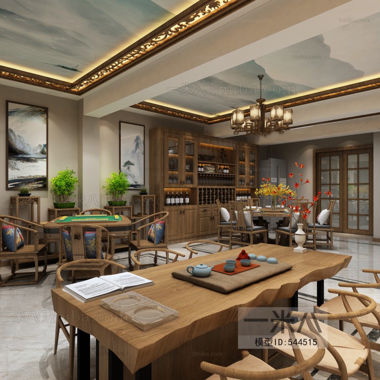 New Chinese Style Dining Room