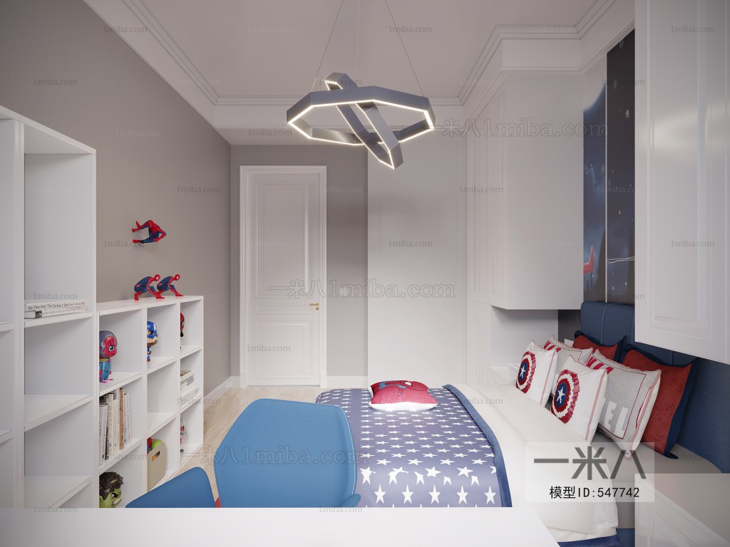 Modern Boy's Room And Son's Room