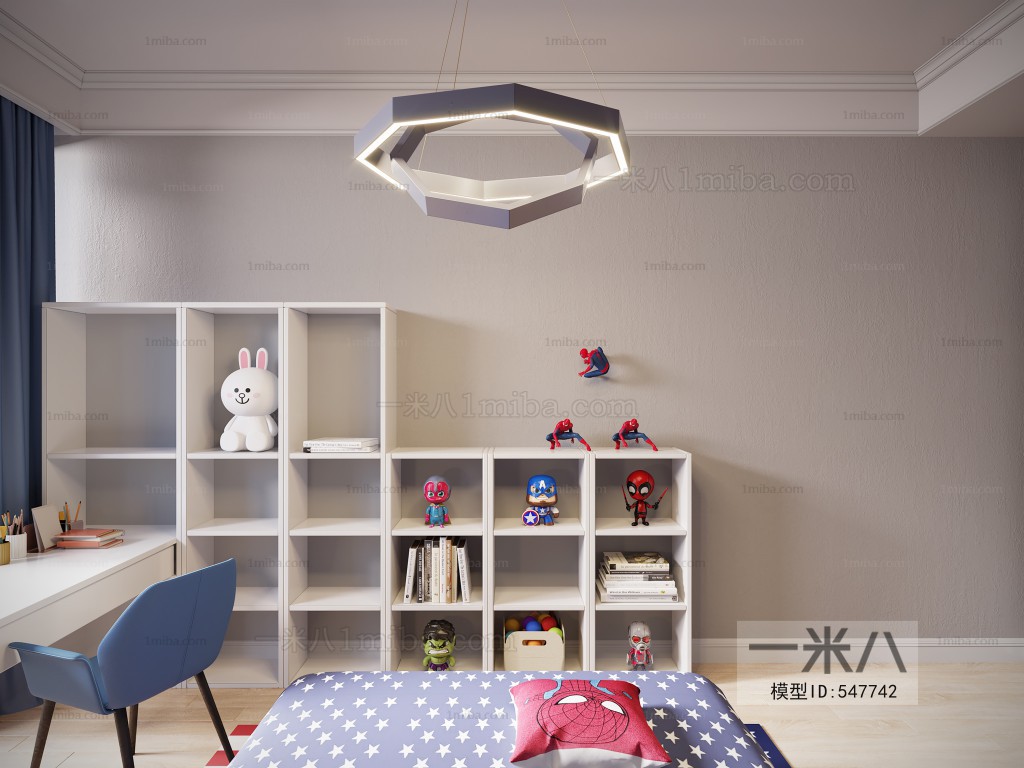 Modern Boy's Room And Son's Room