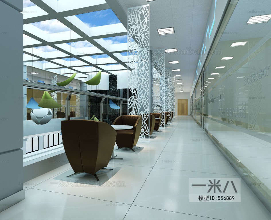 Modern Office Reception Area