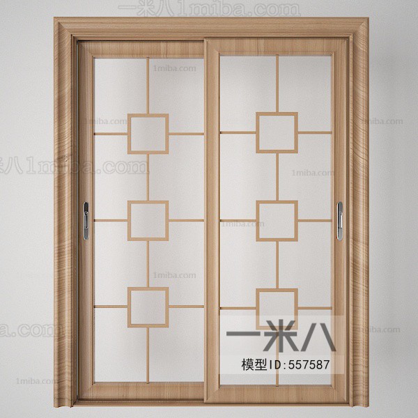 New Chinese Style Sliding Door