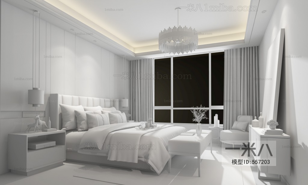 Post Modern Style Bedroom