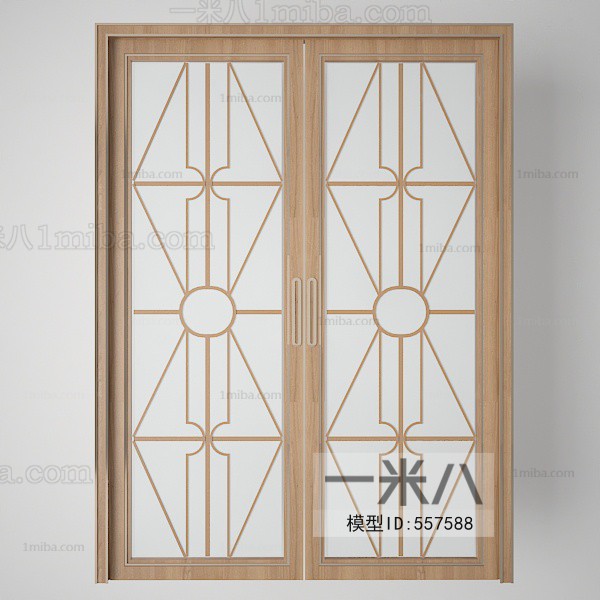 New Chinese Style Sliding Door