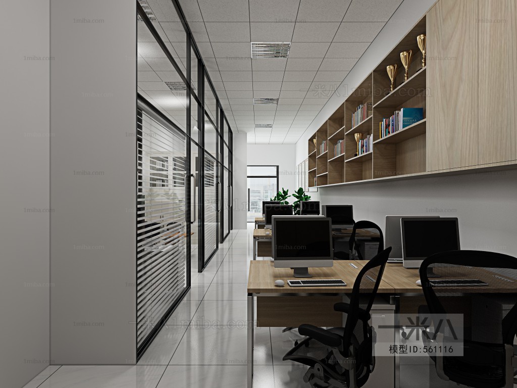 Modern Office Reception Desk