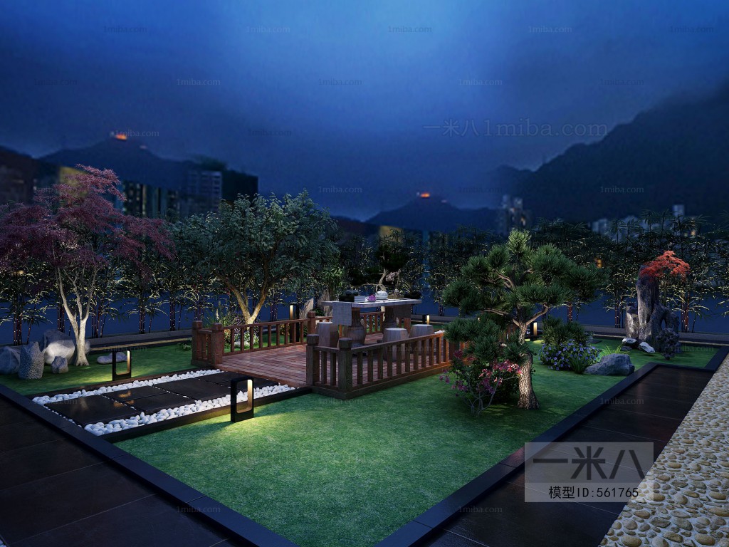 New Chinese Style Courtyard/landscape