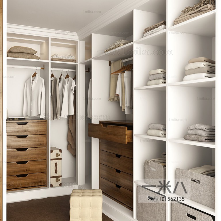 Modern Clothes Storage Area