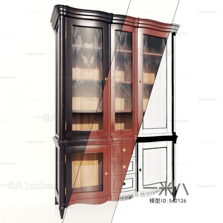 New Chinese Style Decorative Cabinet