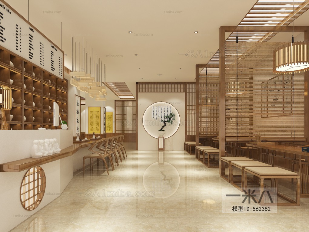 New Chinese Style Medical Space And Cultural Space