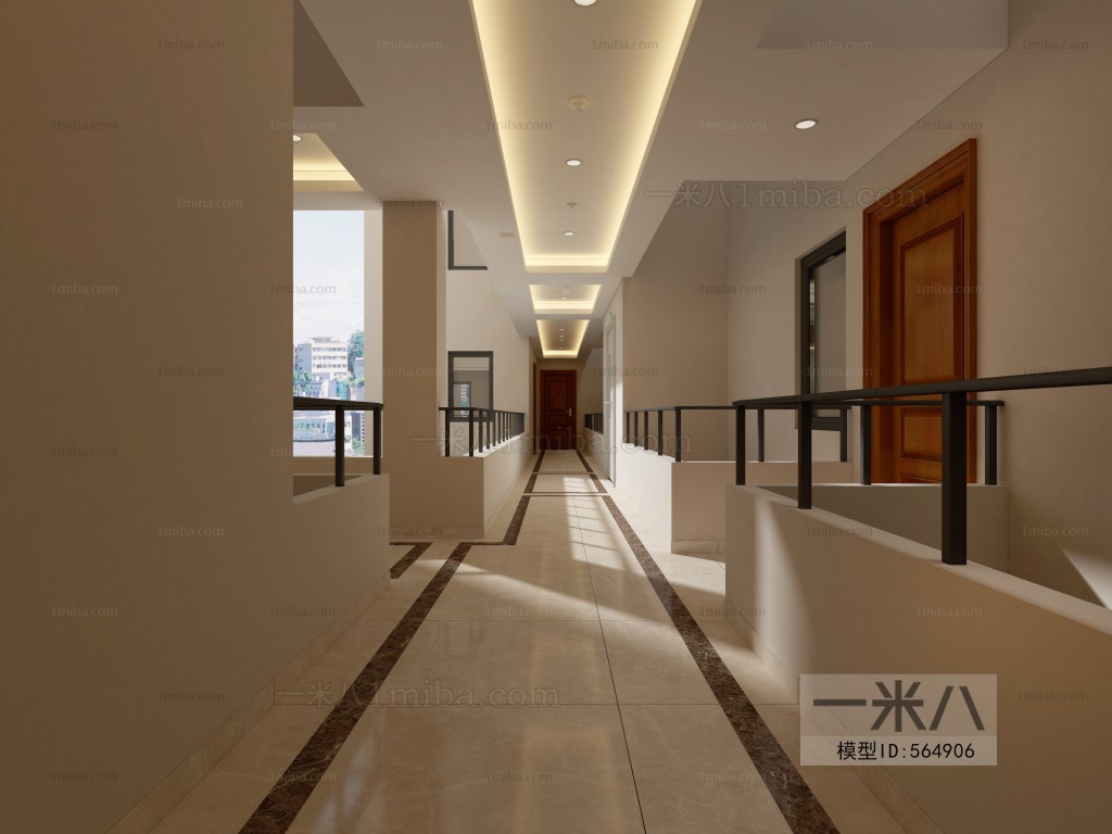 Modern Corridor Elevator Hall