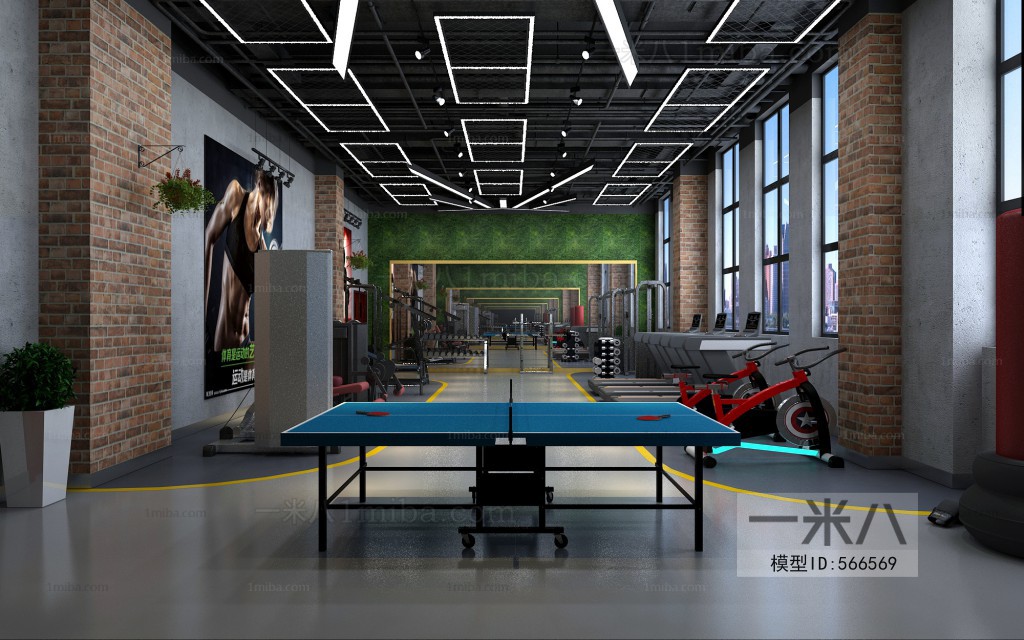 Industrial Style Gym