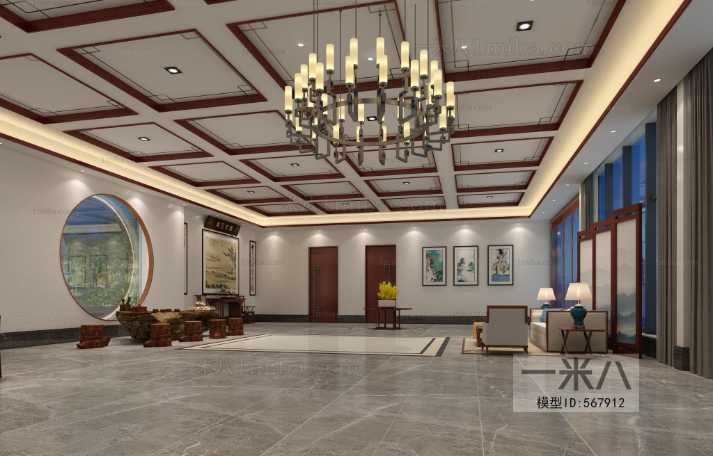 New Chinese Style Hotel Space