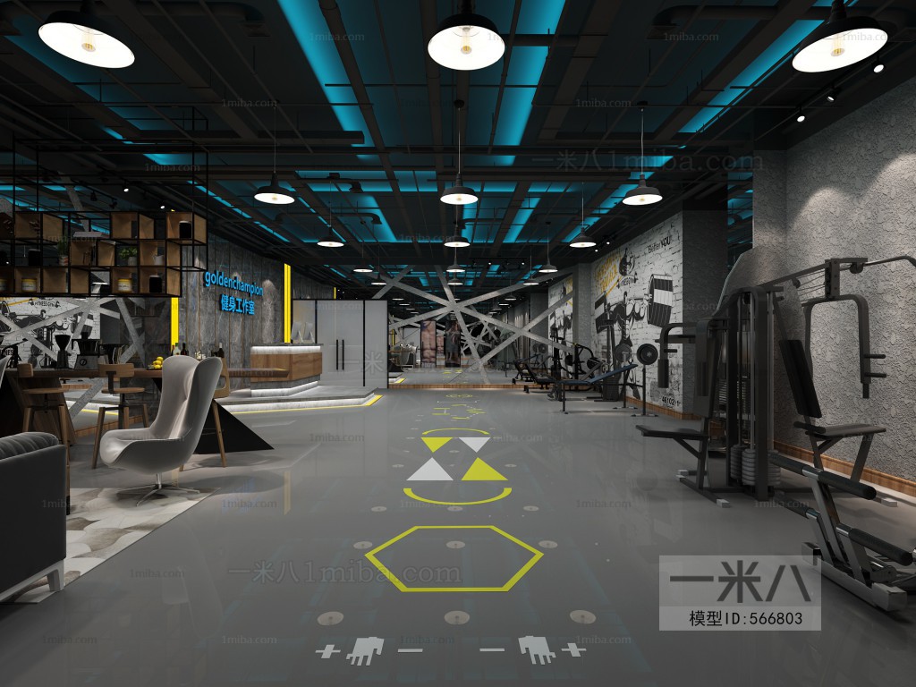 Industrial Style Gym