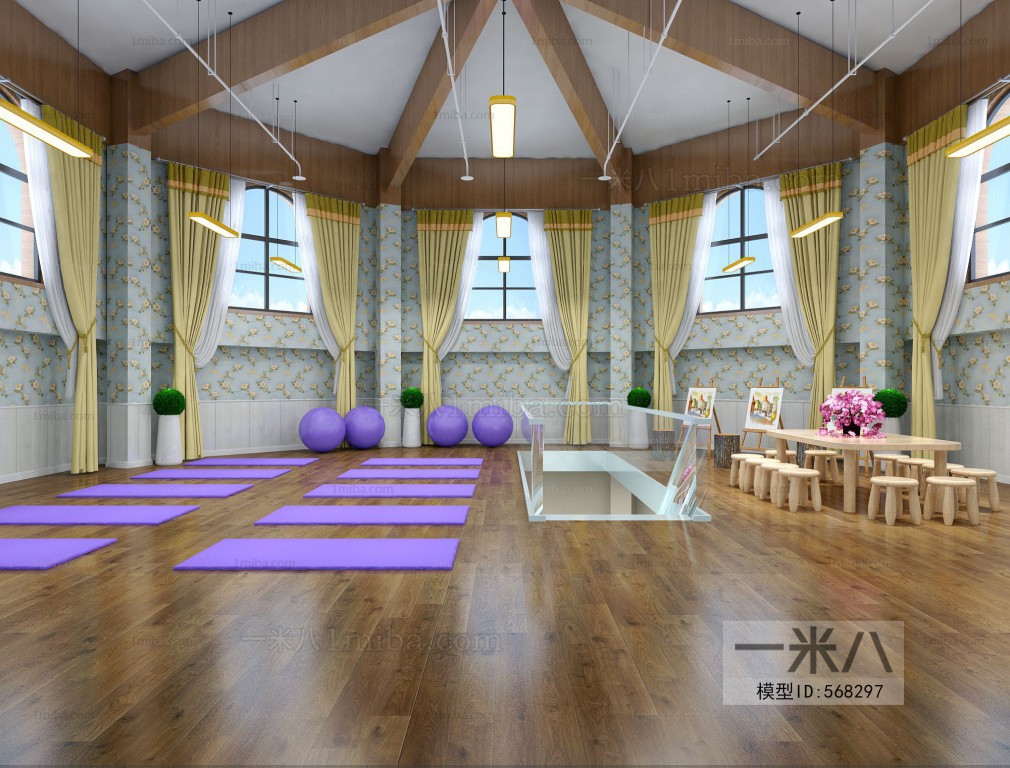 Modern Yoga Room