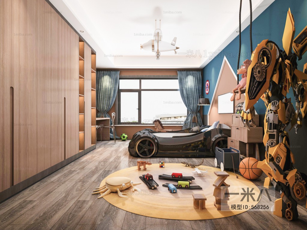 Modern Boy's Room And Son's Room