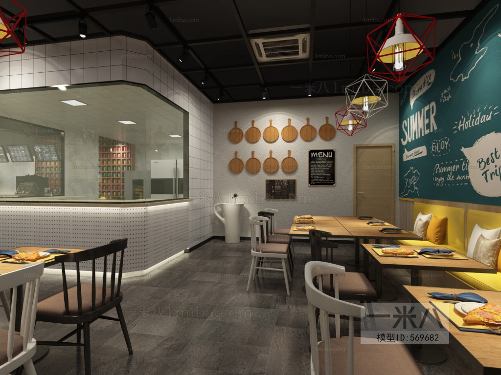 Industrial Style Catering Space