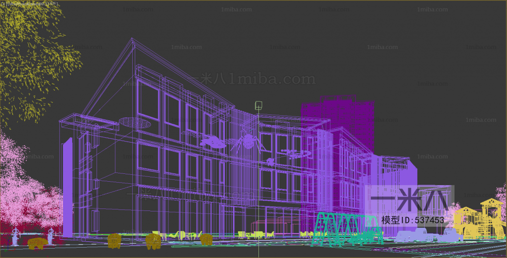 New Chinese Style Building Appearance