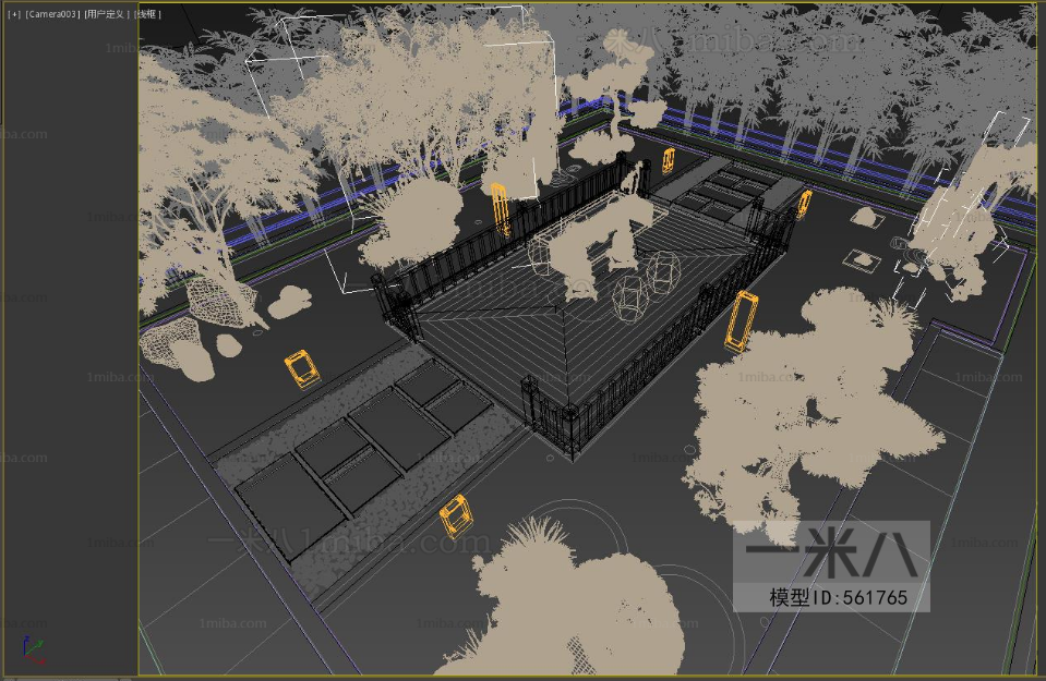 New Chinese Style Courtyard/landscape