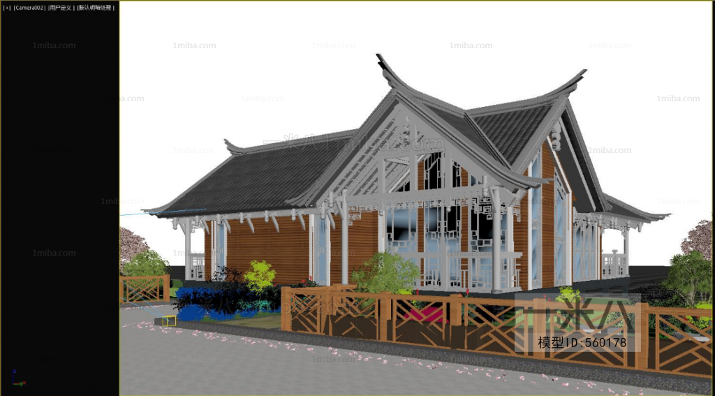 New Chinese Style Villa Appearance